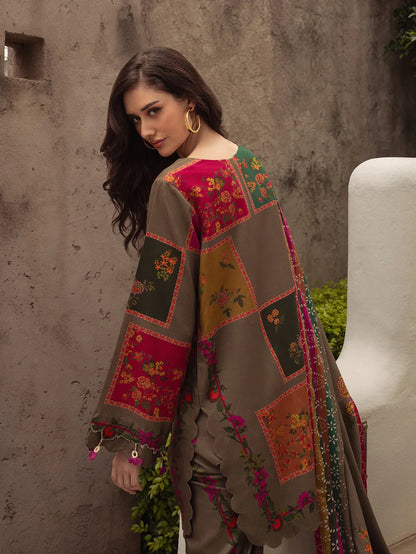 Zeenat e Khaki 3-PC TABRI COLLECTION