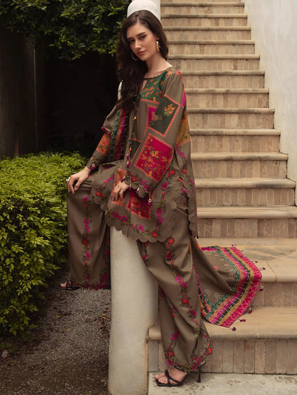 Zeenat e Khaki 3-PC TABRI COLLECTION