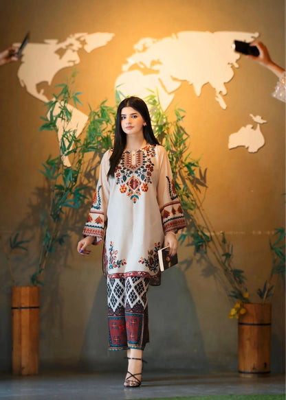 Premium Imported Poly 2Pc TABRI COLLECTION