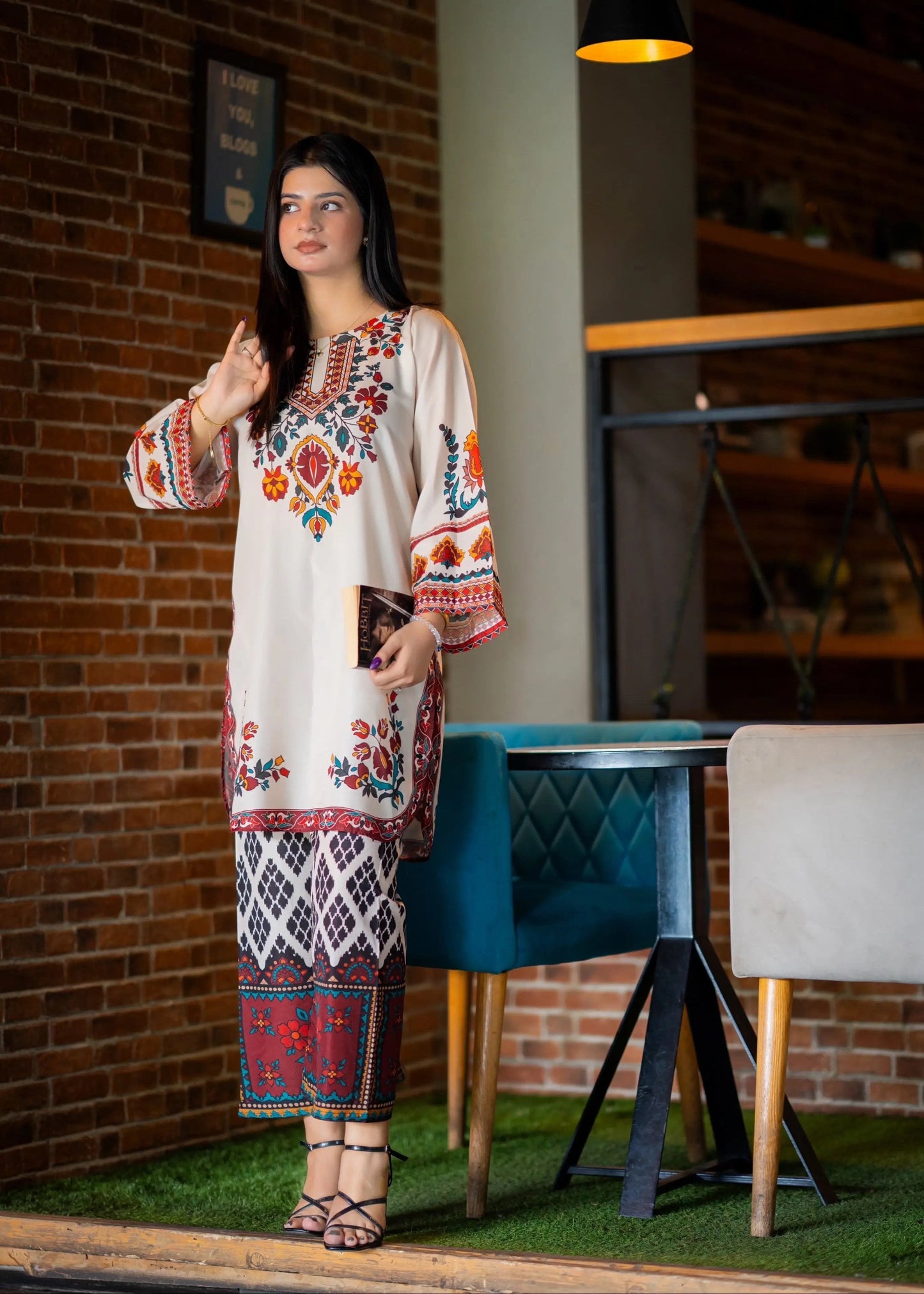 Premium Imported Poly 2Pc TABRI COLLECTION