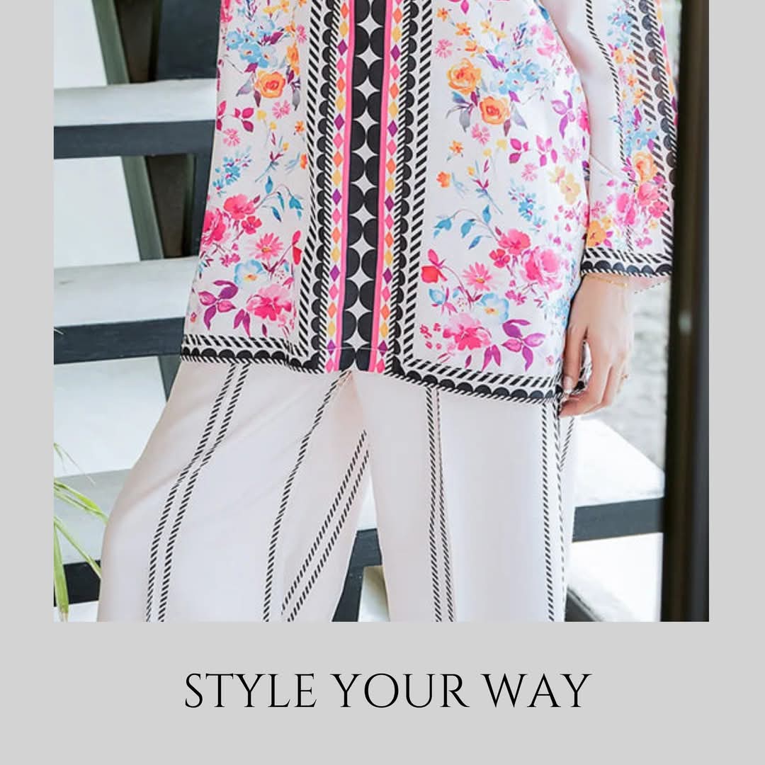 Floral Ivory 2PC TABRI COLLECTION