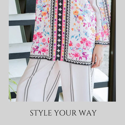 Floral Ivory 2PC TABRI COLLECTION